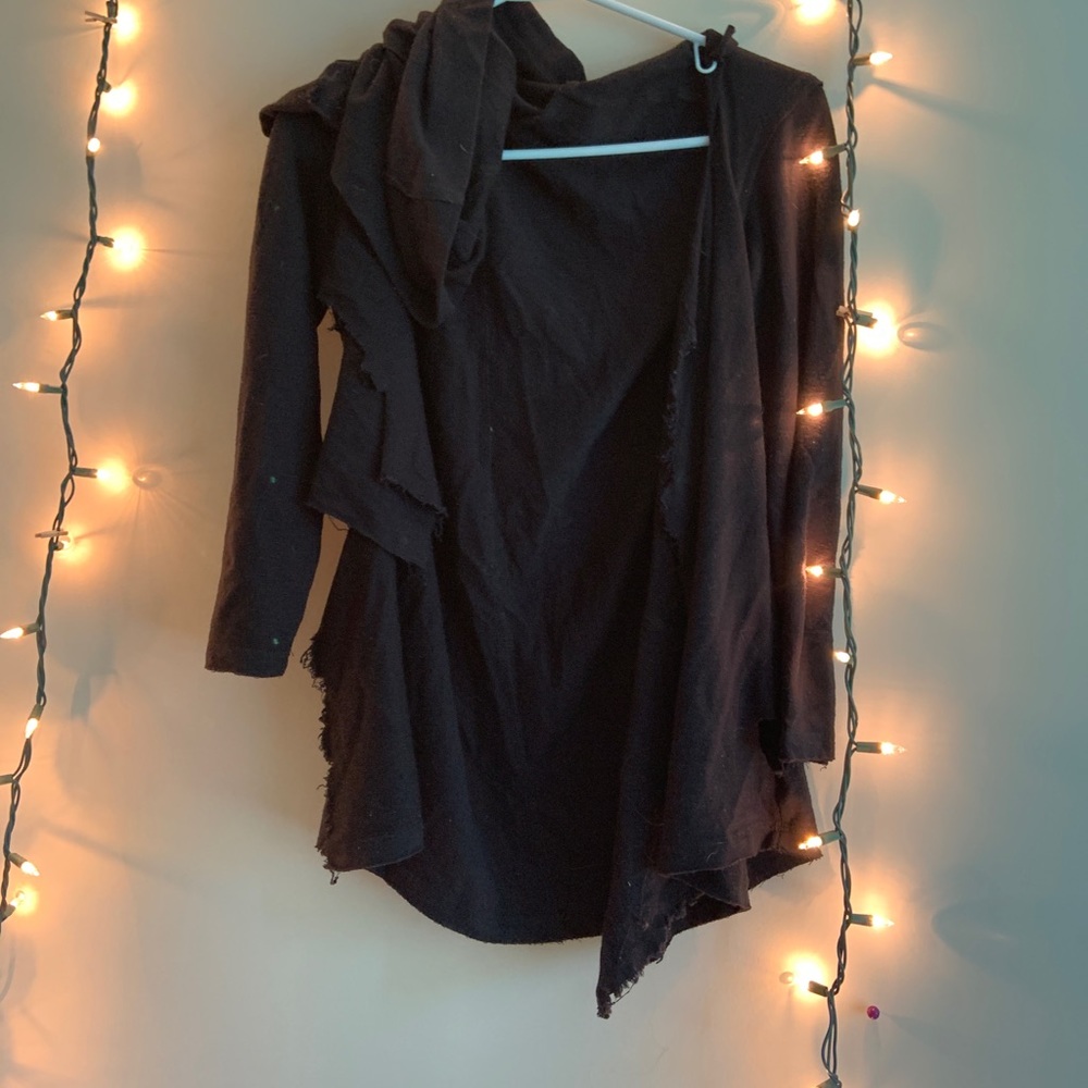 Black cardigan
